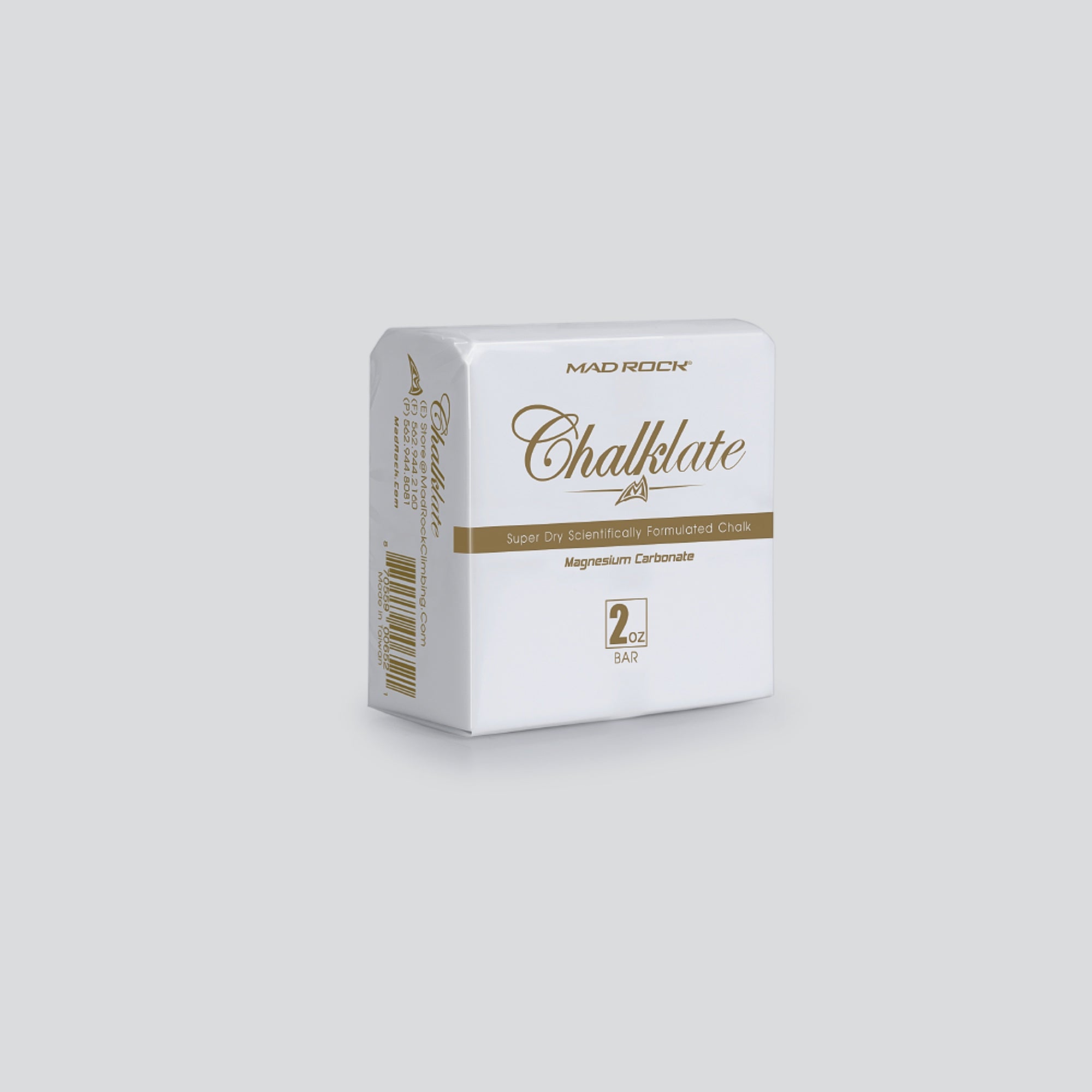 Mad Rock Chalklate Box magnésie escalade 8 pains carbonate