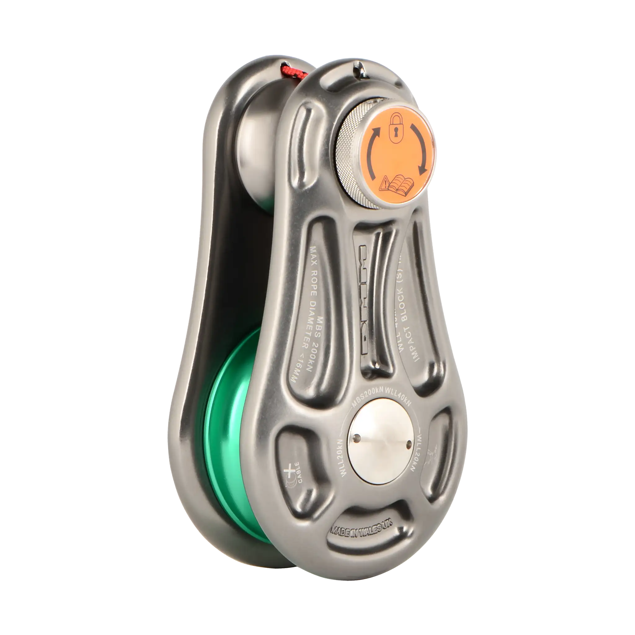 DMM Impact Block poulie XS vert rigging élagage