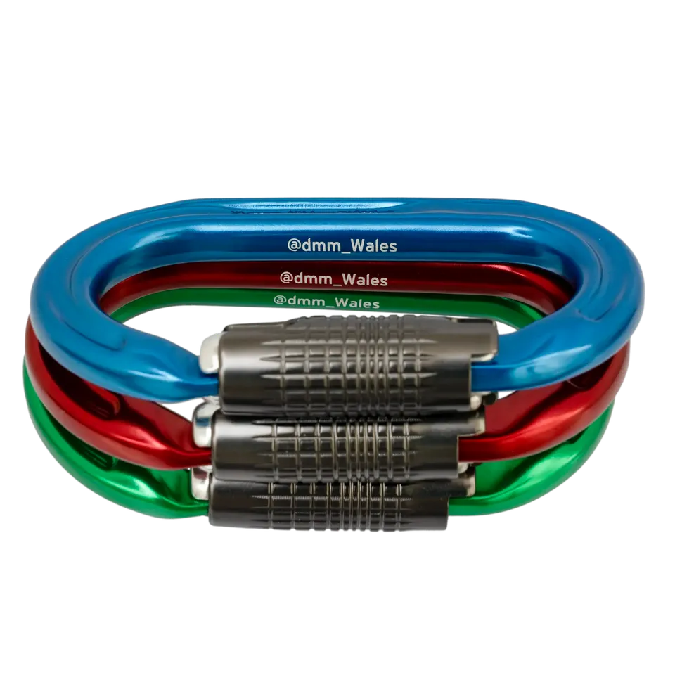 DMM Ultra O Locksafe mousquetons x3 Bleu