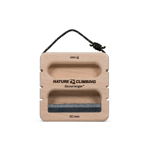 Nature Climbing Stone Hanger poutre portable hêtre