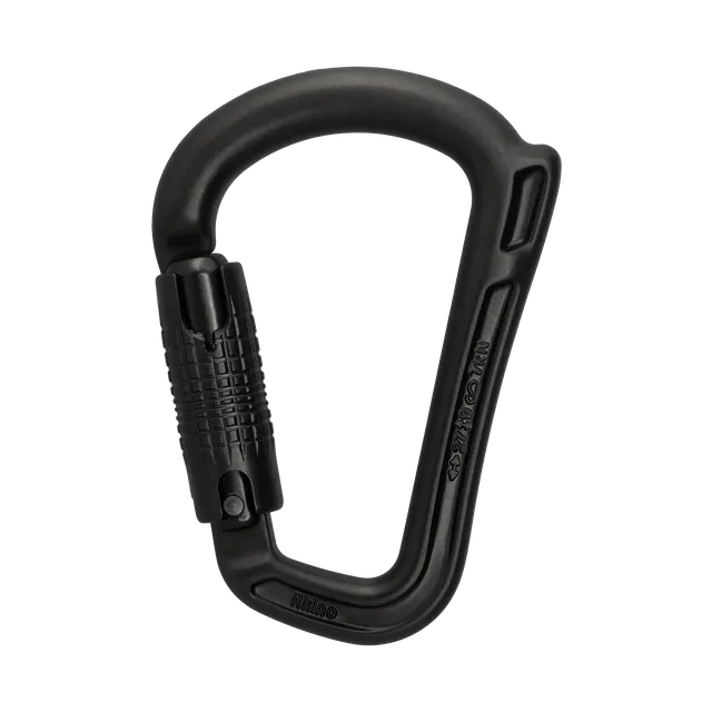 DMM Rhino mousqueton sécurité Kwiklock gris mat