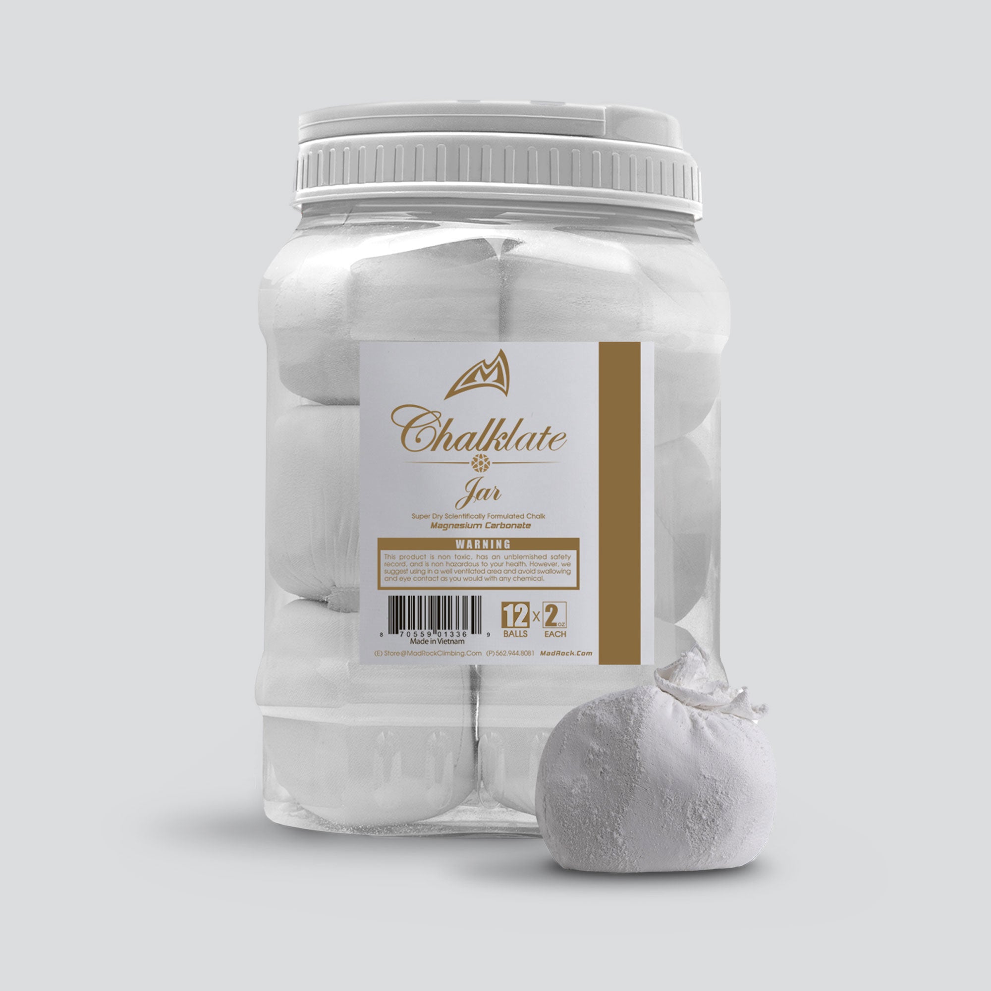 Mad Rock Addiction Chalk Sock boule magnésie 56 g