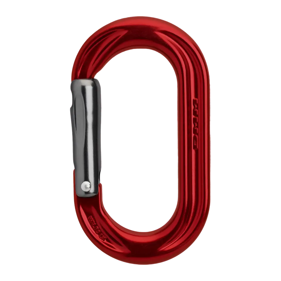 DMM PerfectO mousqueton ovale à vis rouge unité