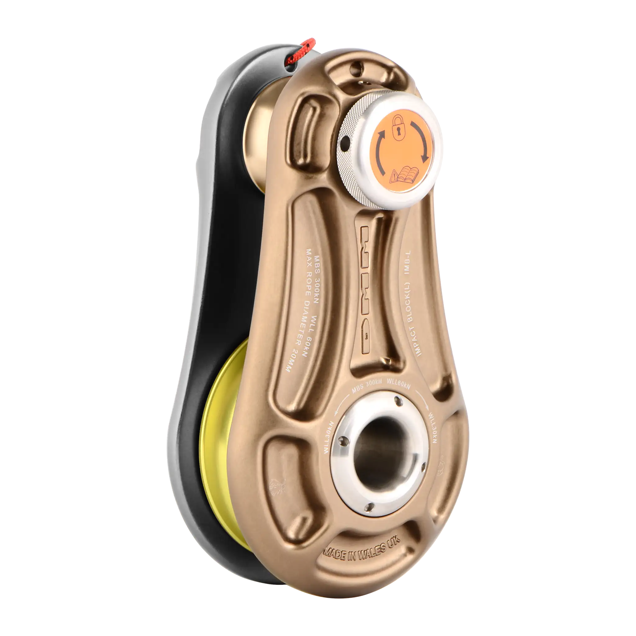 DMM Impact Block poulie XS vert rigging élagage