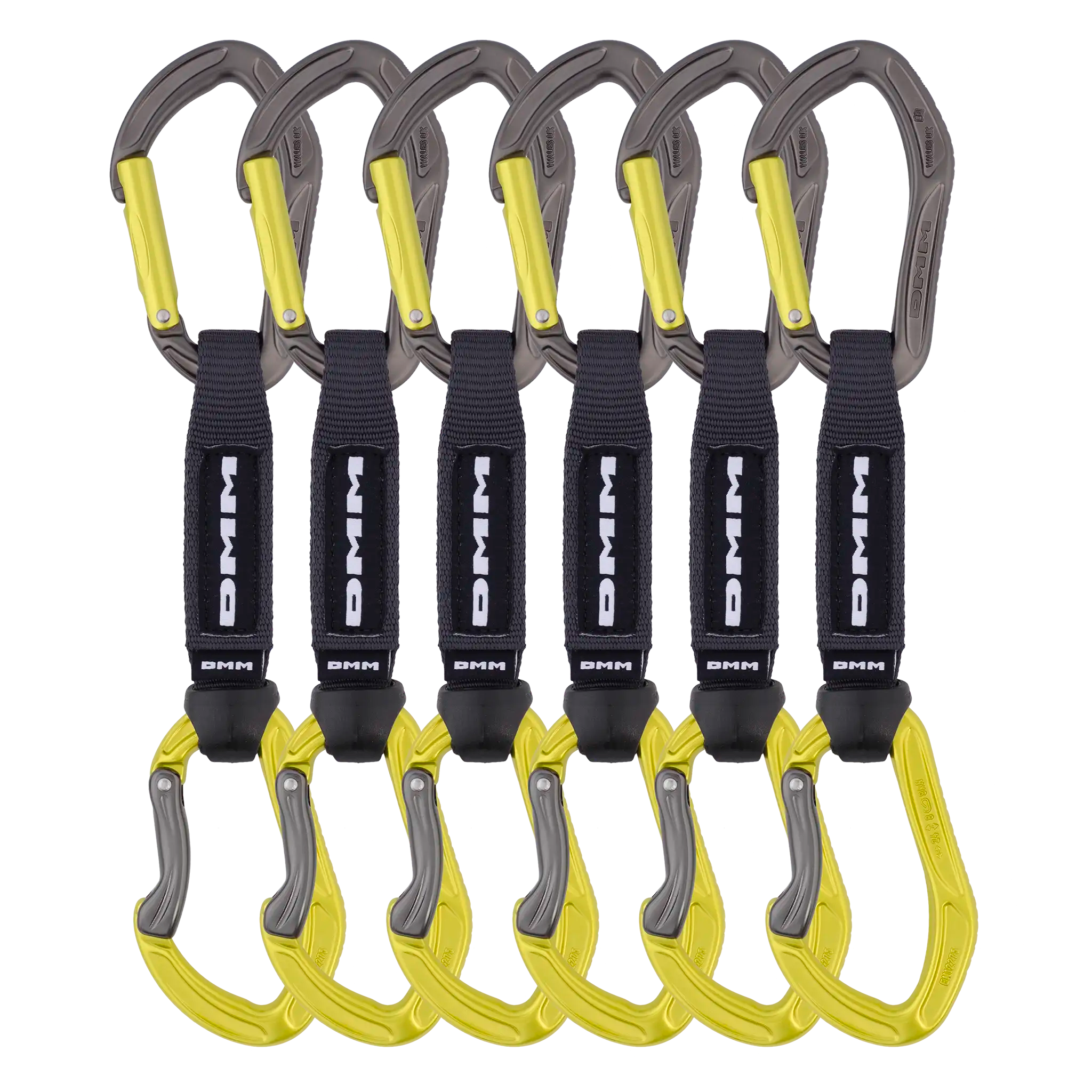 DMM Alpha Sport dégaine escalade 12 cm lime 1 pièce