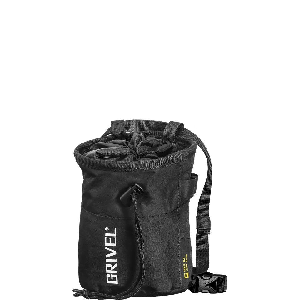 Grivel Chalk Bag Black sac à magnésie noir brosse