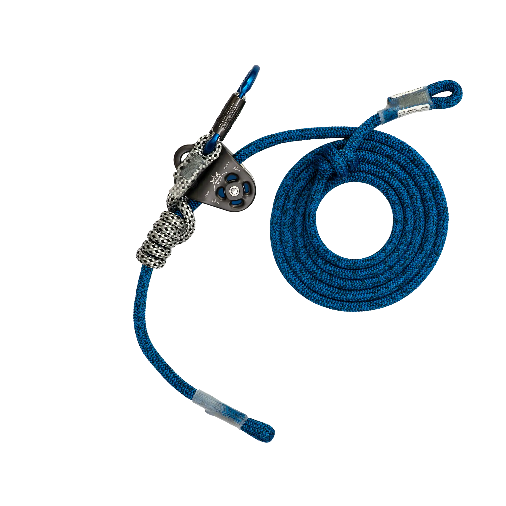 DMM Nomad+ Longe 12.8mm Jaune Citron 5 m complète