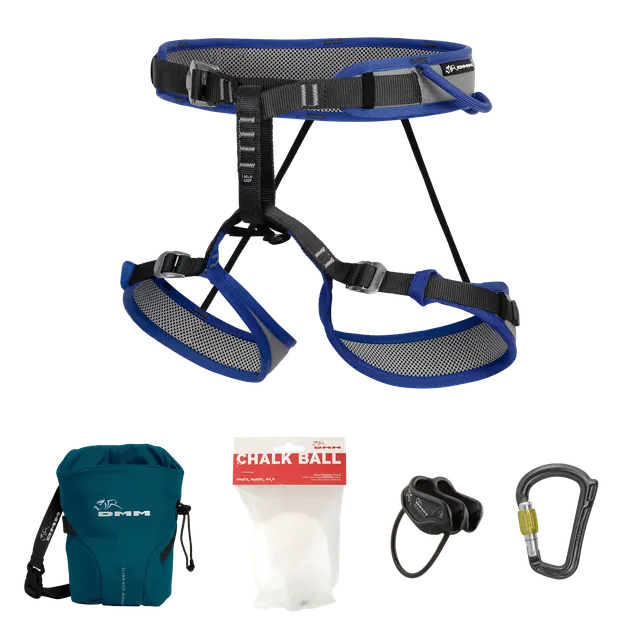 DMM Viper Pack baudrier escalade M avec assureur magnésie