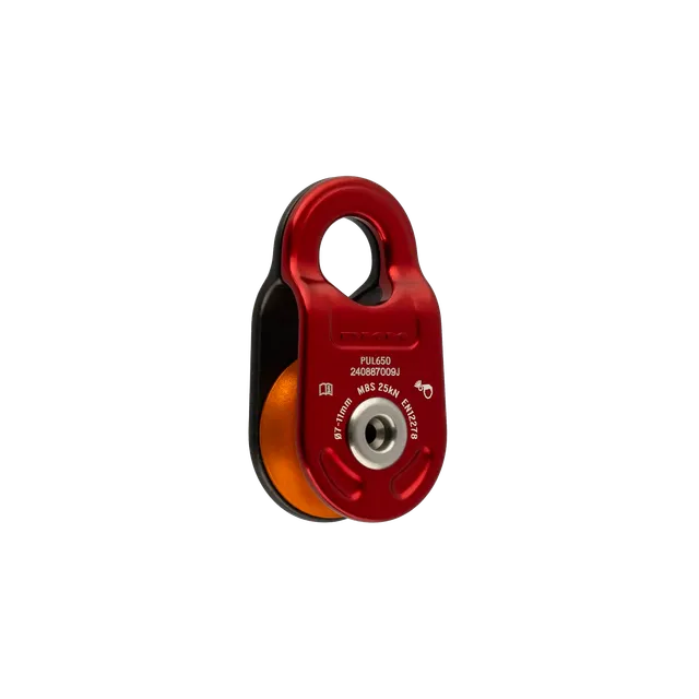 DMM Impel Poulie Professionnelle Rouge Gris compacte