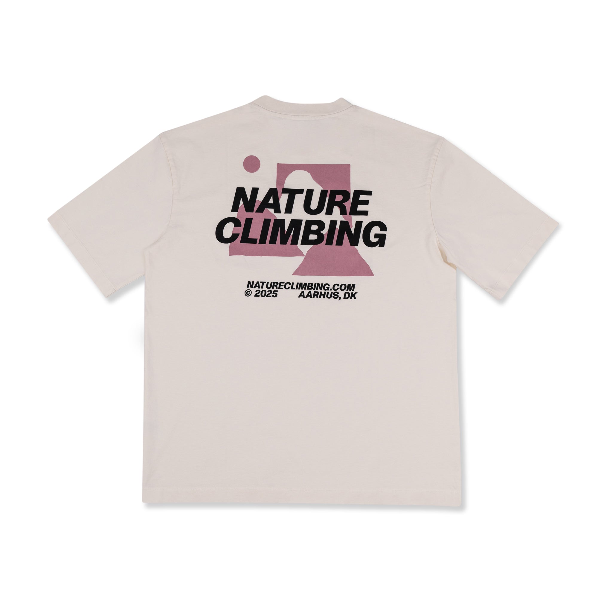 Nature Climbing Horizon t-shirt coton bio Whisper White