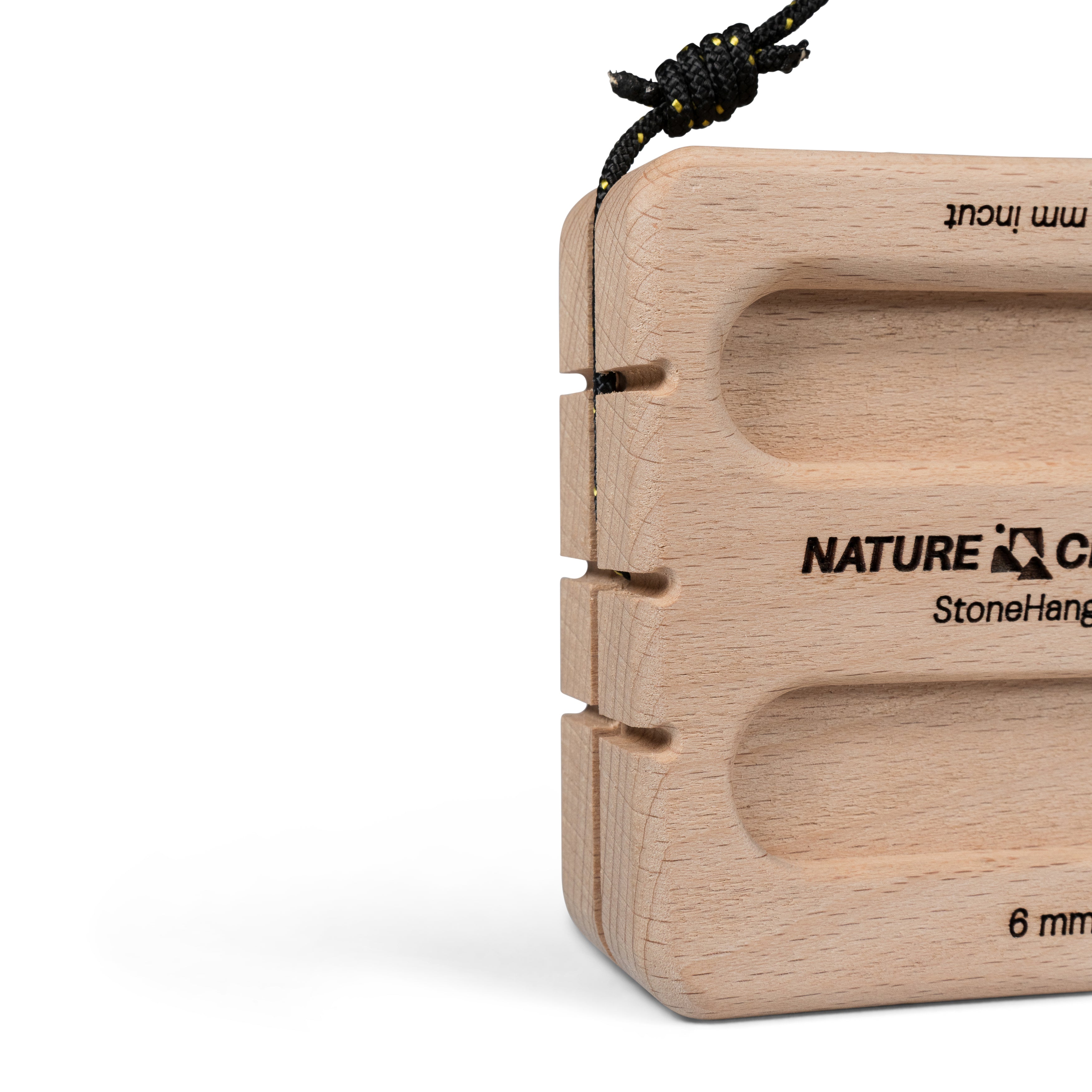 Nature Climbing Stone Hanger poutre portable hêtre
