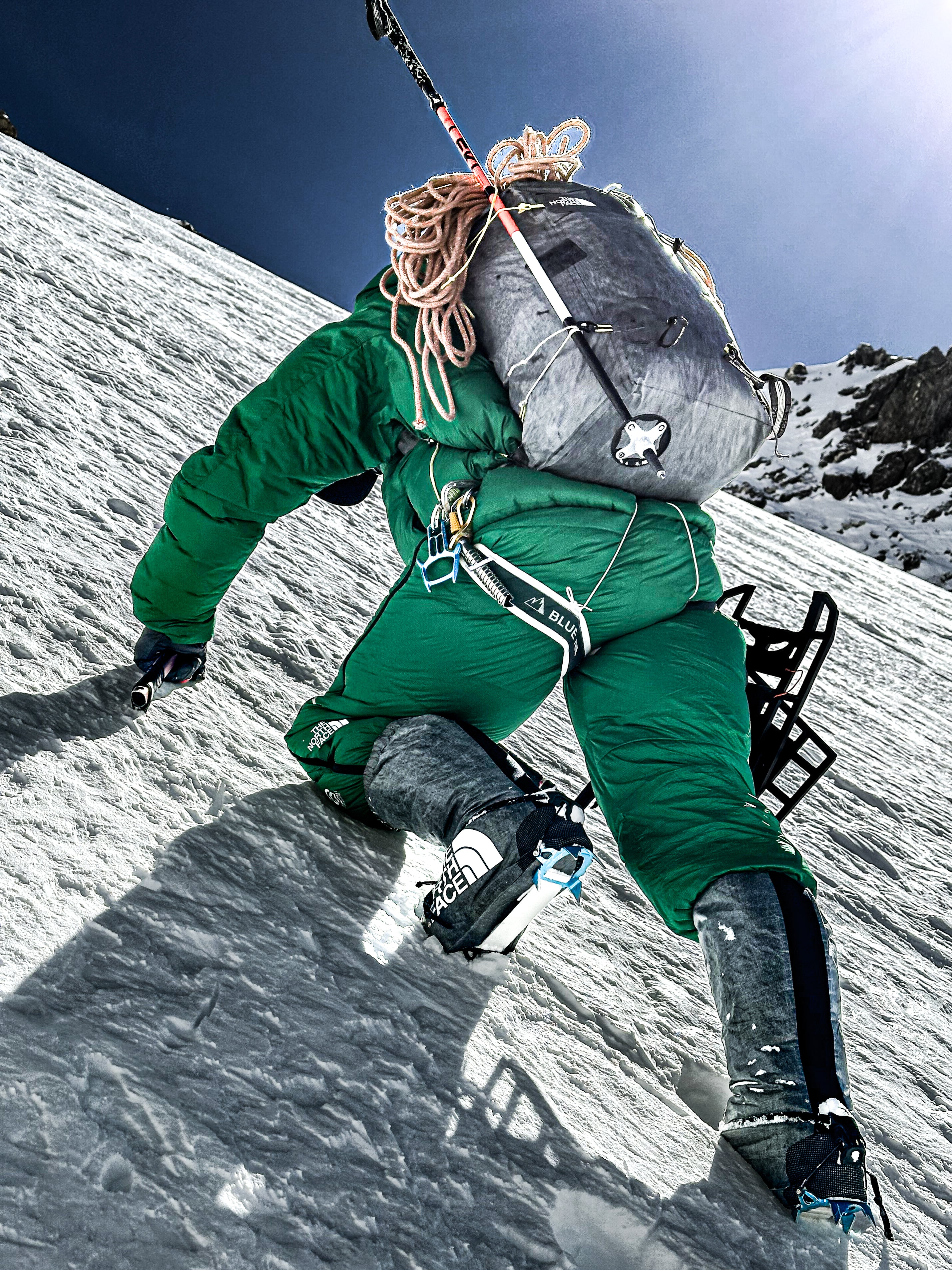 Blue Ice Harfang Alpine Hybrid crampons 12 pointes acier-alu