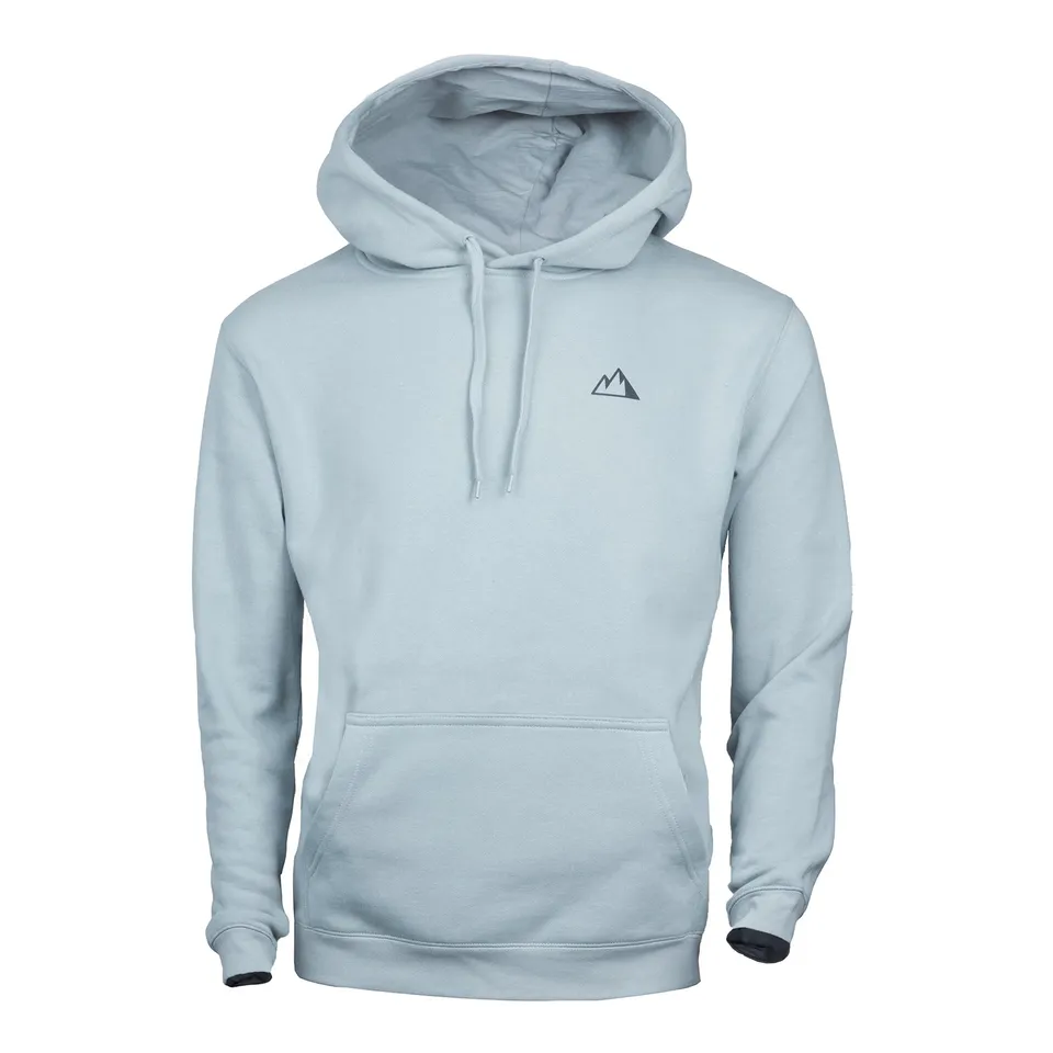 Blue Ice Stencil Hoodie sweat à capuche Smoke coton recyclé