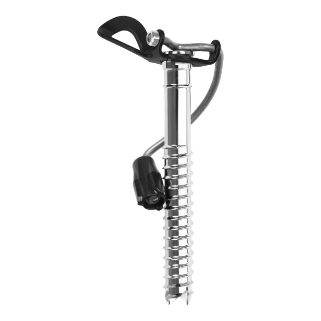 Grivel 360 broche à glace acier manivelle