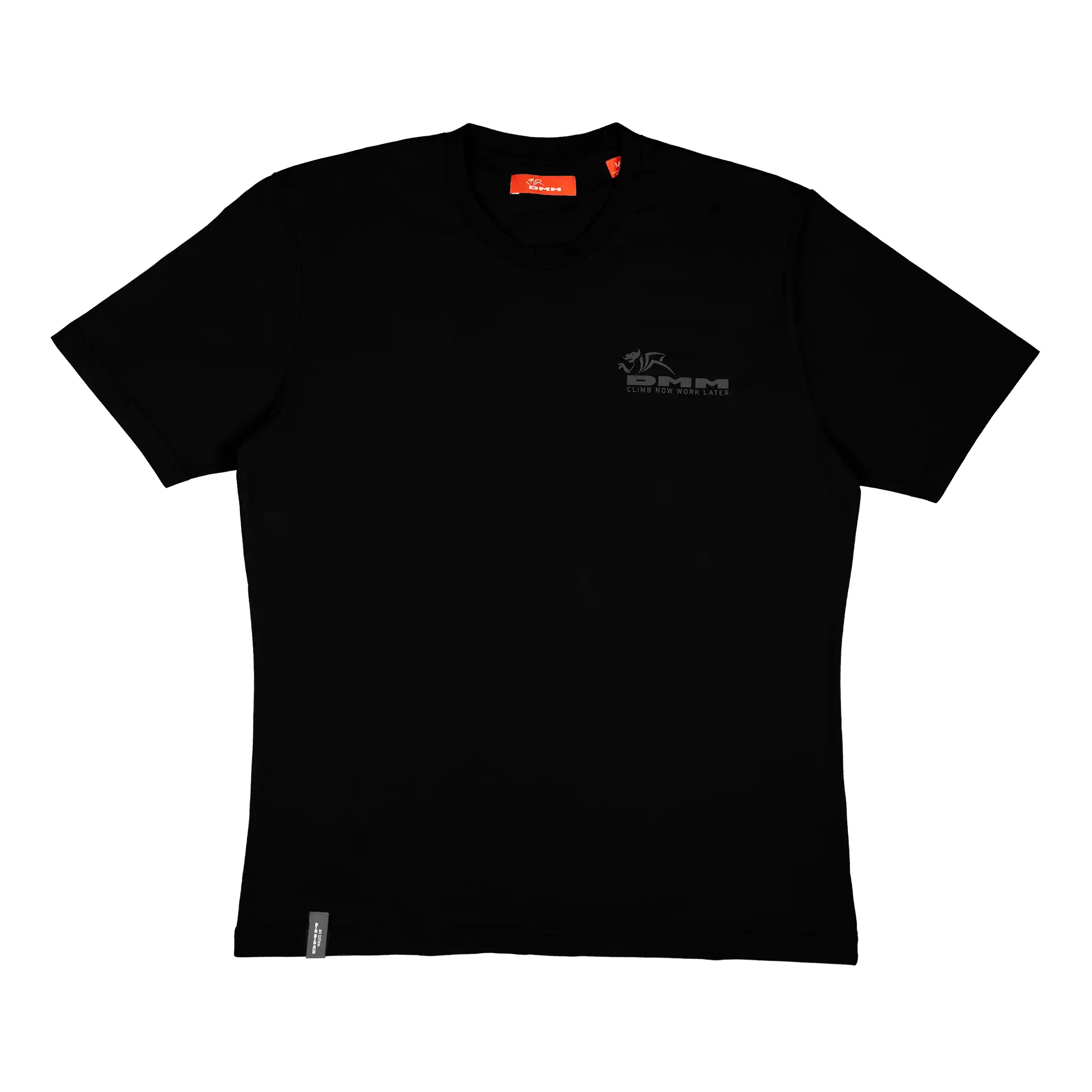 DMM Climb Now Work Later t-shirt coton bio noir M