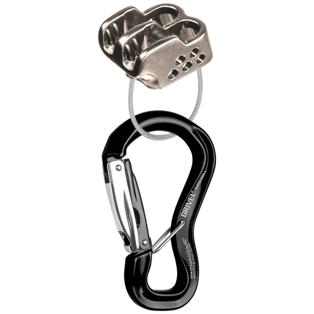 Grivel Master Belayer Kit With Clepsydra L assureur + mousqueton