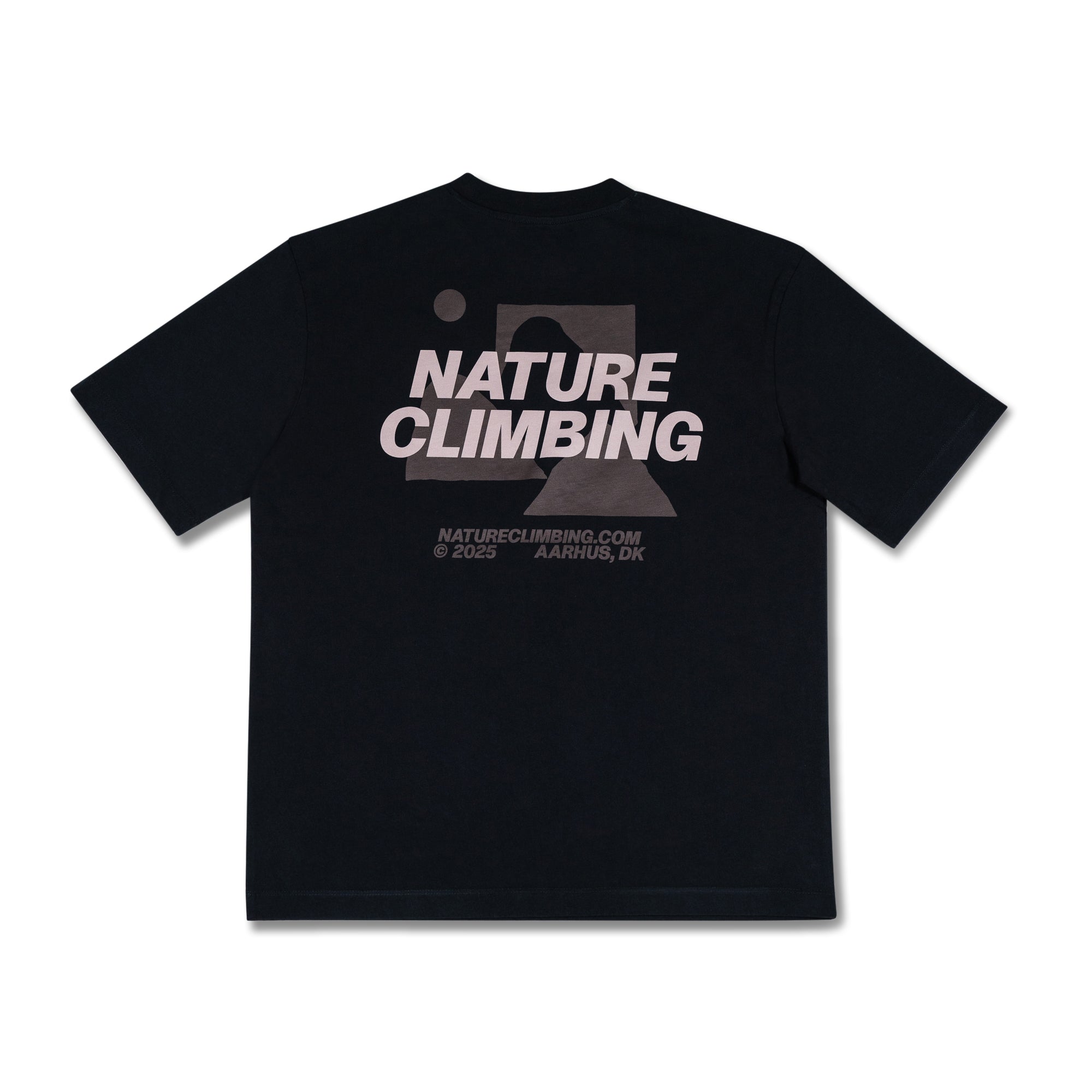 Nature Climbing Horizon Dusty Black t-shirt coton XXS-XL