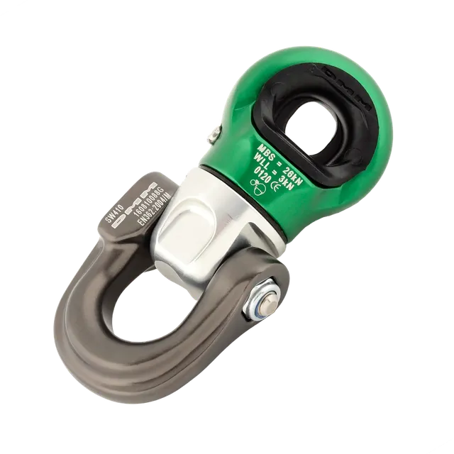 DMM Focus émerillon manille D vert compact