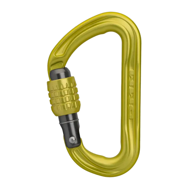 DMM Phantom mousqueton à vis locking lime 42 g