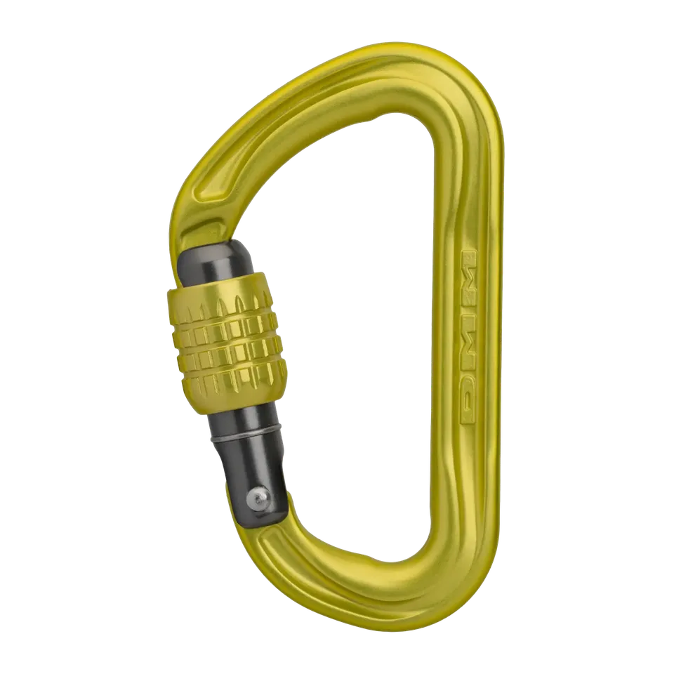 DMM Phantom mousqueton à vis locking lime 42 g