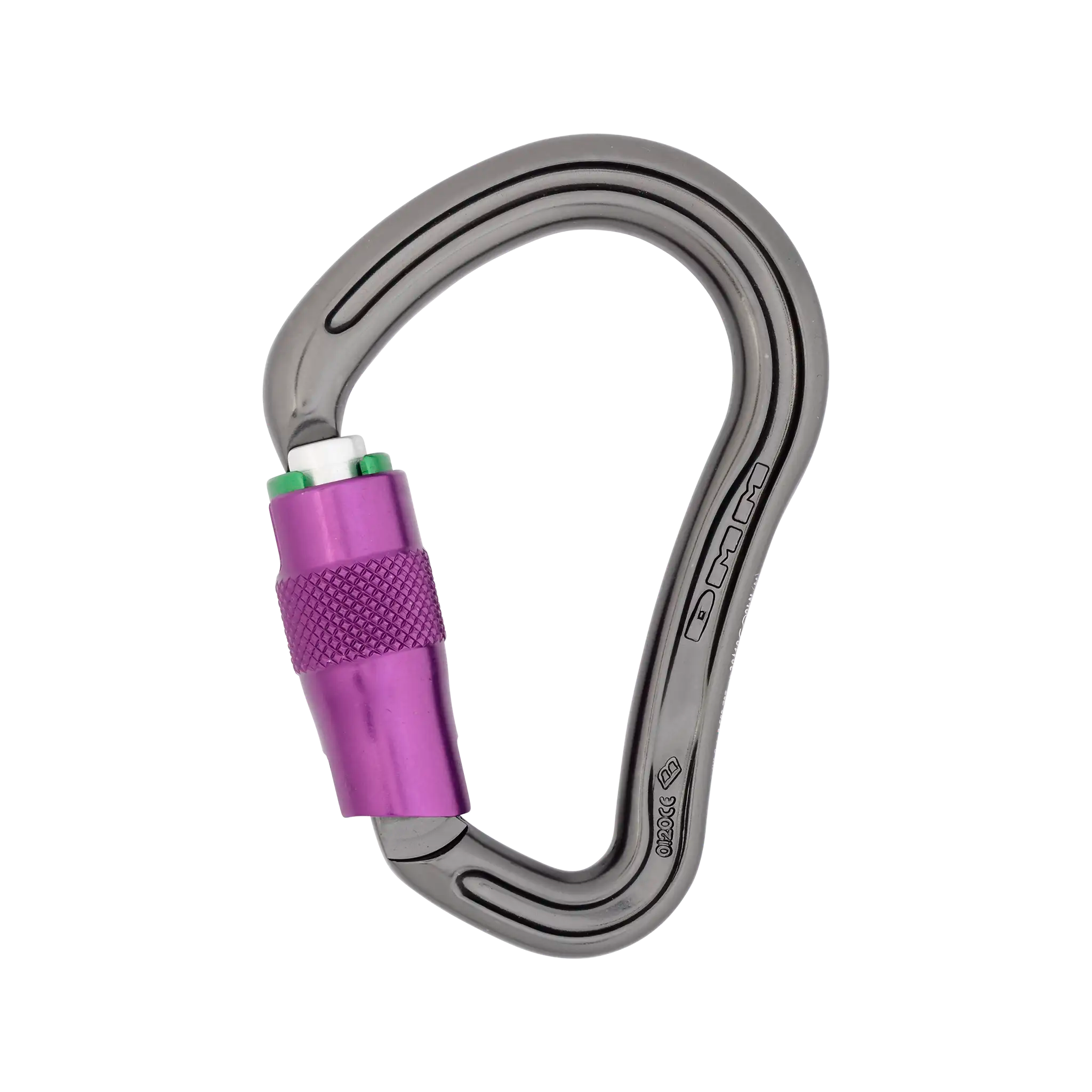 DMM Boa mousqueton HMS Kwiklock gris mat