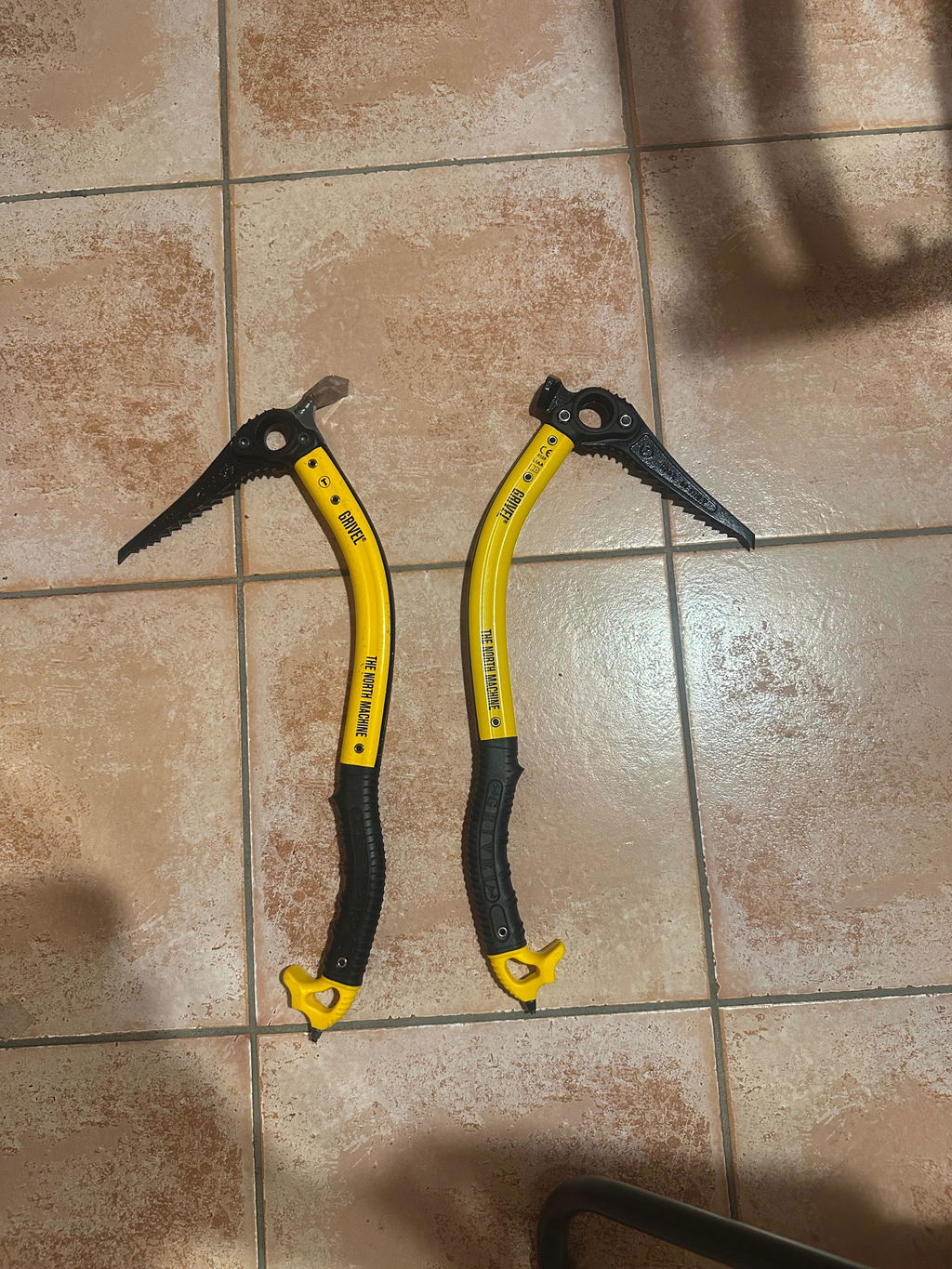 Grivel North Machine piolet Ice & Adze Vario jaune 2026