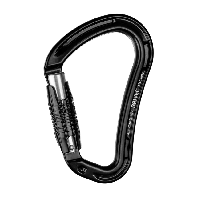 Grivel Wide K18T mousqueton alu Twist-Lock gants
