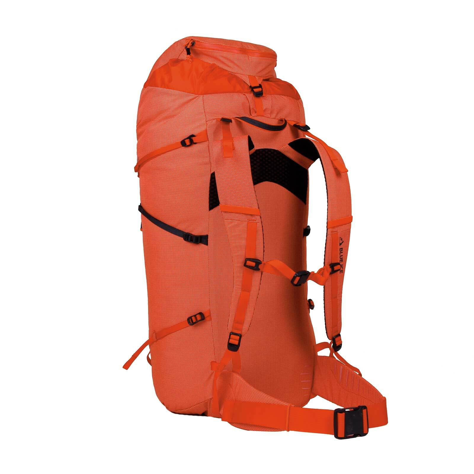 Blue Ice Stache 90 sac alpinisme Orange expédition