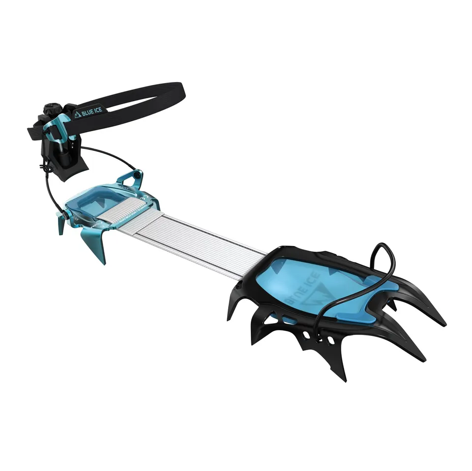 Blue Ice Harfang Alpine Hybrid crampons 12 pointes acier-alu