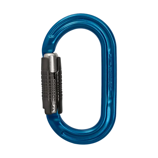 DMM Ultra O mousqueton ovale à vis titanium lime