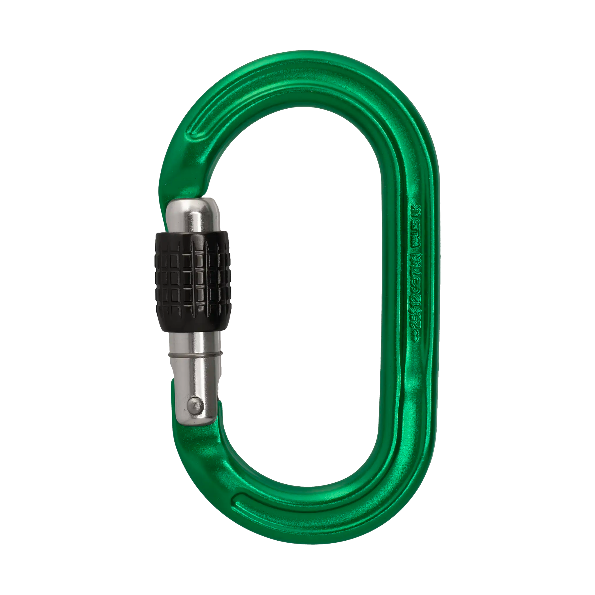 DMM Ultra O mousqueton ovale à vis titanium lime