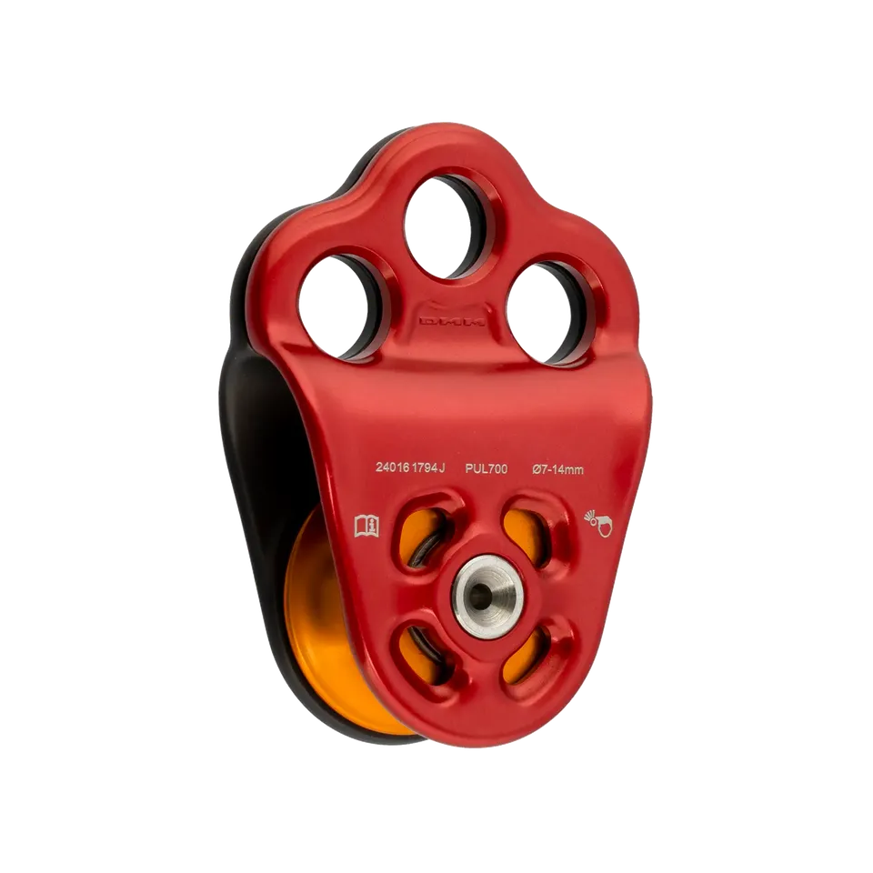DMM Triple Attachment Pulley 2 poulie triple rouge pro
