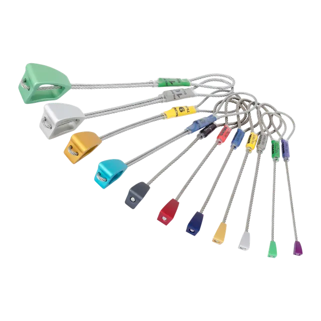 DMM Halfnuts Set 1-11 coinceurs escalade légers colorés