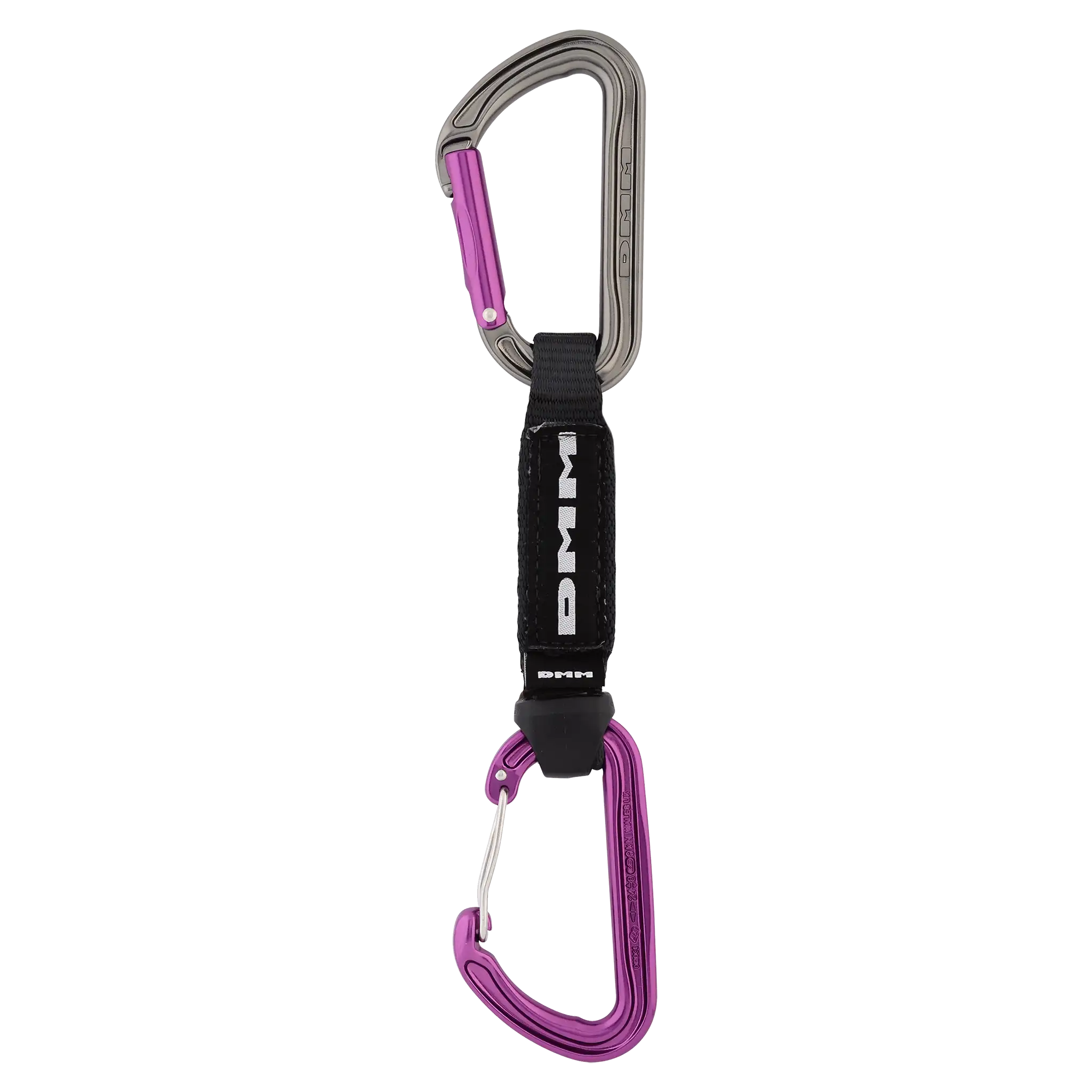 DMM Shadow Hybrid dégaine escalade 12 cm bleu violet
