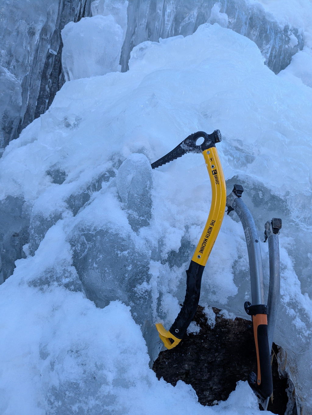 Grivel North Machine piolet Ice & Adze Vario jaune 2026