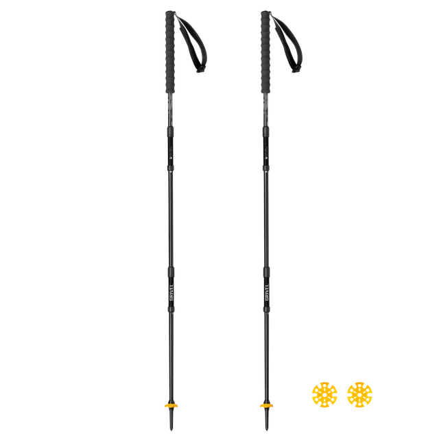 Grivel Trail Three bâton rando alu pliable 122 cm