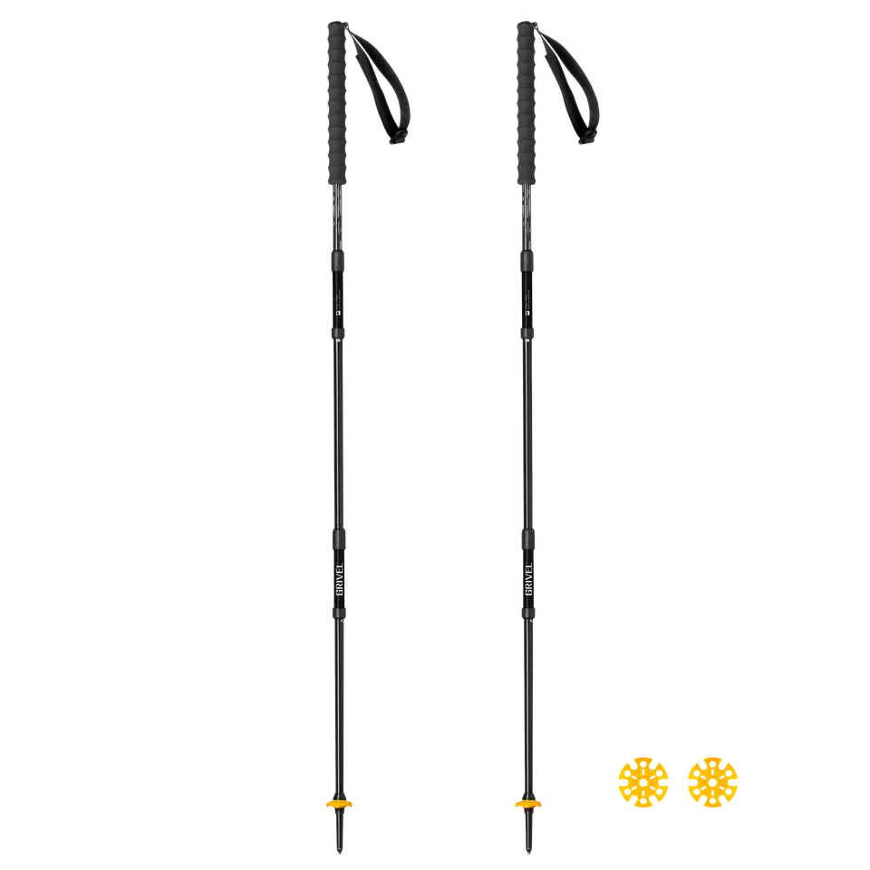 Grivel Trail Three bâton rando alu pliable 122 cm