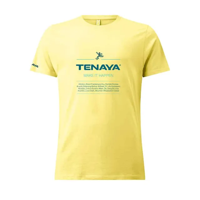 Tenaya Routes t-shirt jaune coton bio