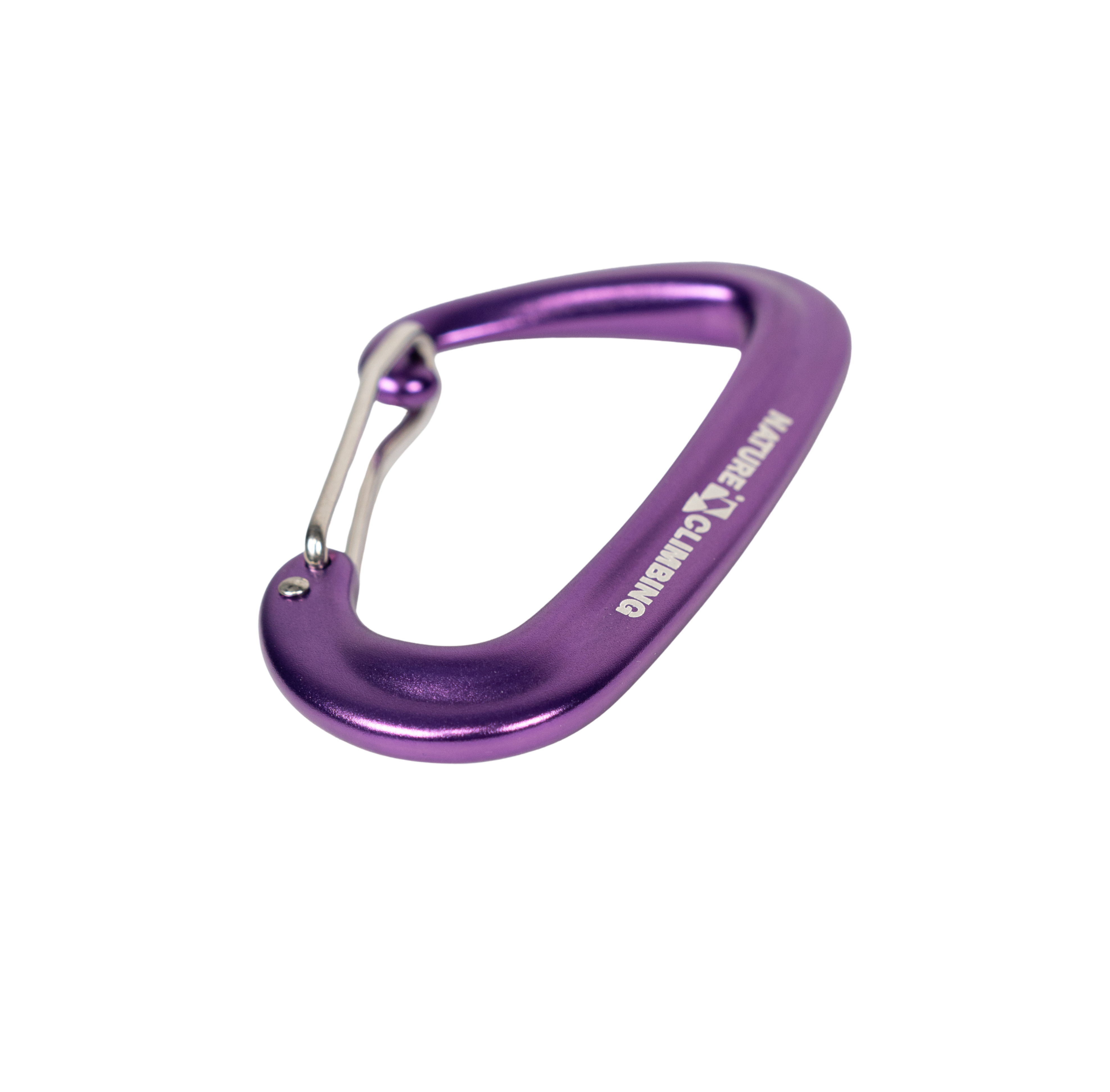 Nature Climbing Carabiner Wiregate mousqueton violet alu
