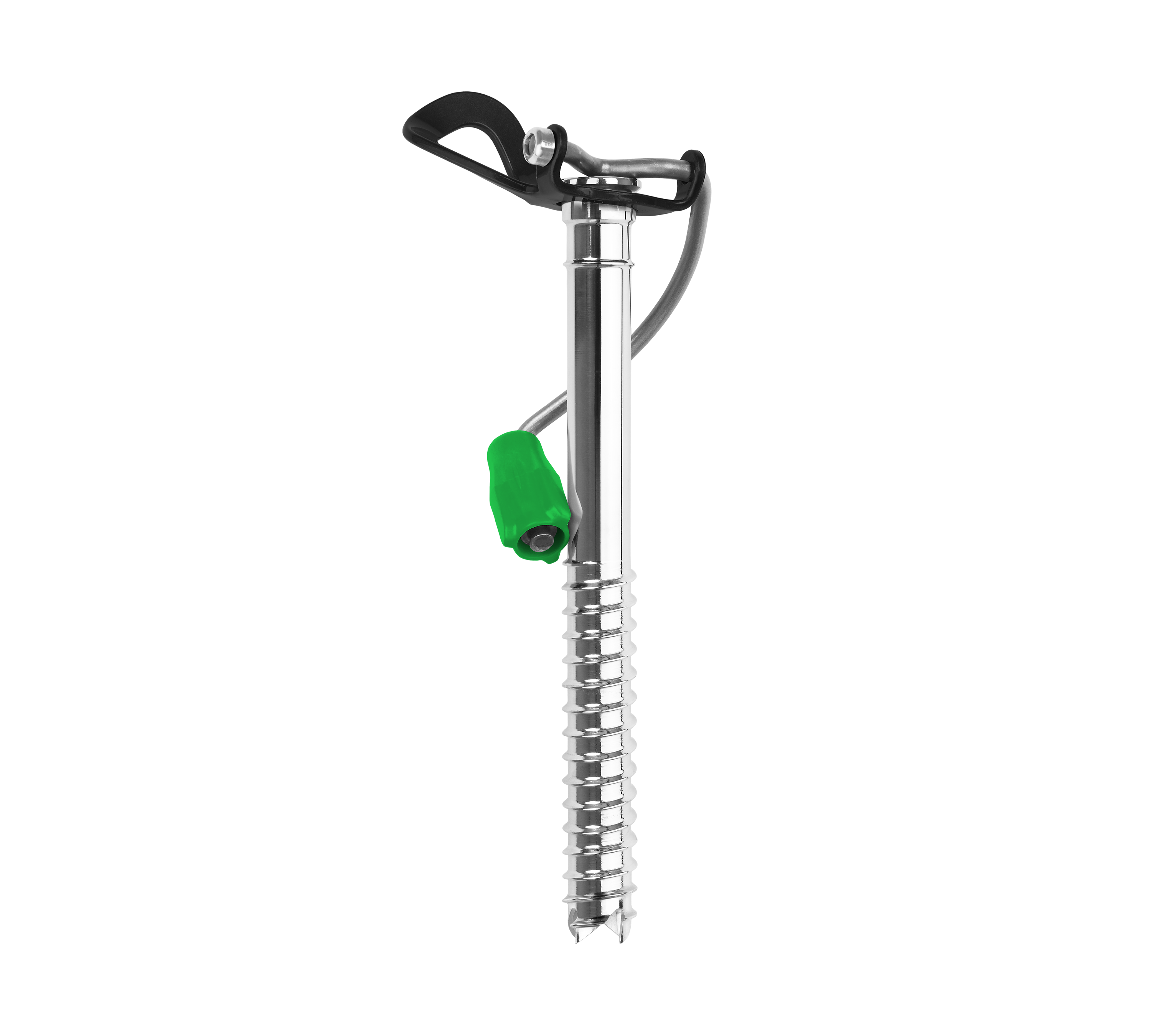 Grivel 360 broche à glace acier manivelle