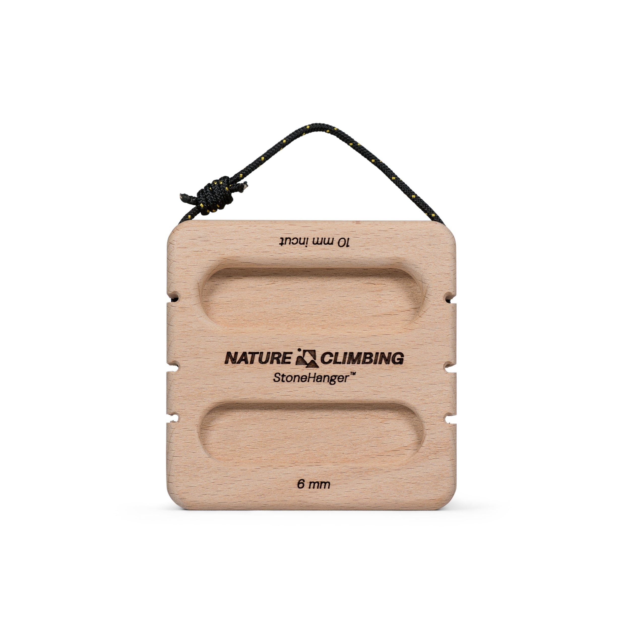 Nature Climbing Stone Hanger poutre portable hêtre