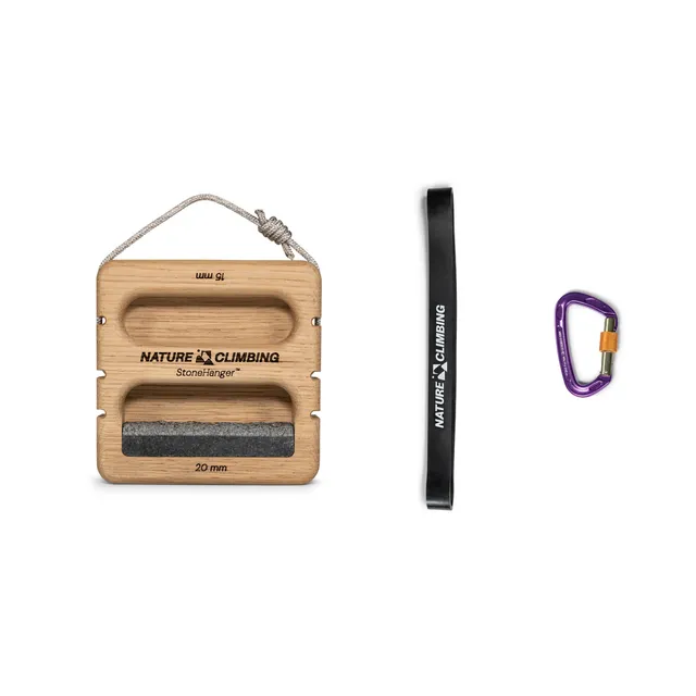 Nature Climbing Stone Hanger pack entraînement doigts granit