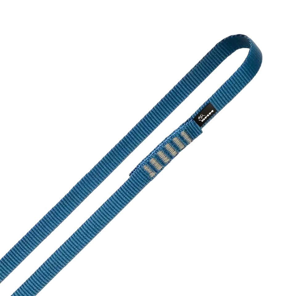 DMM Nylon sangle cousue 120 cm bleue polyvalente