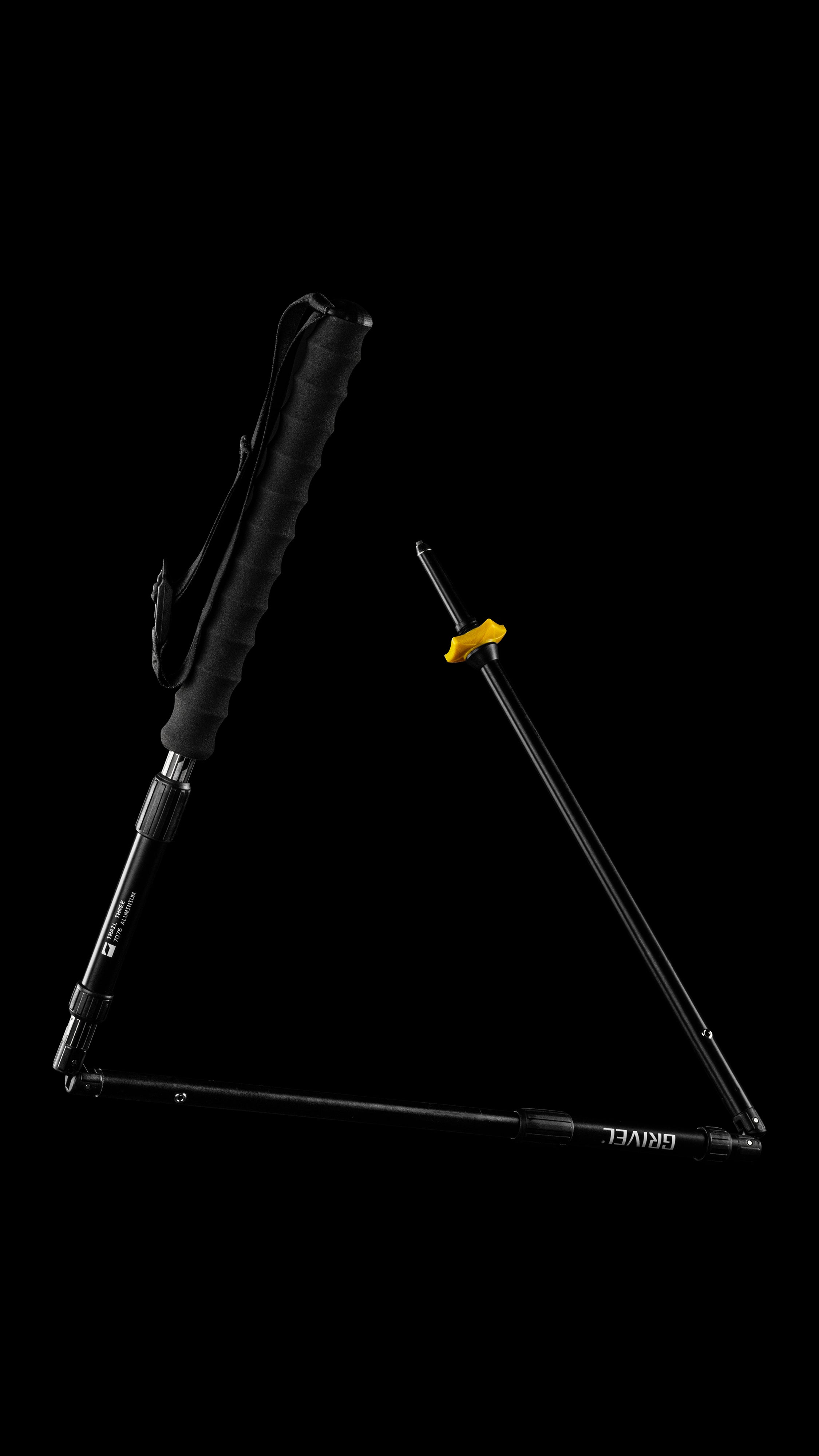 Grivel Trail Three bâton rando alu pliable 122 cm