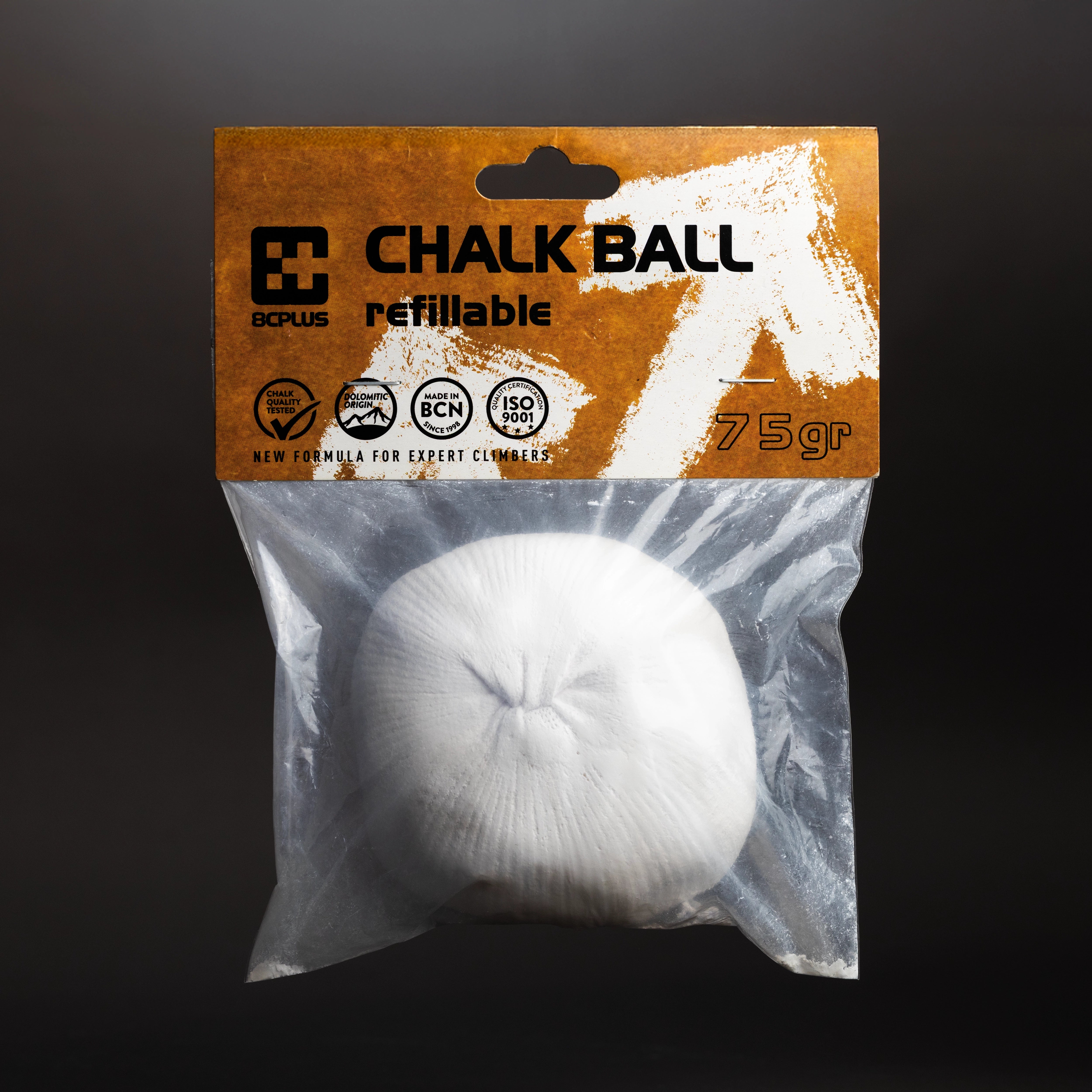 8CPLUS Chalk Ball boule magnésie 65g rechargeable