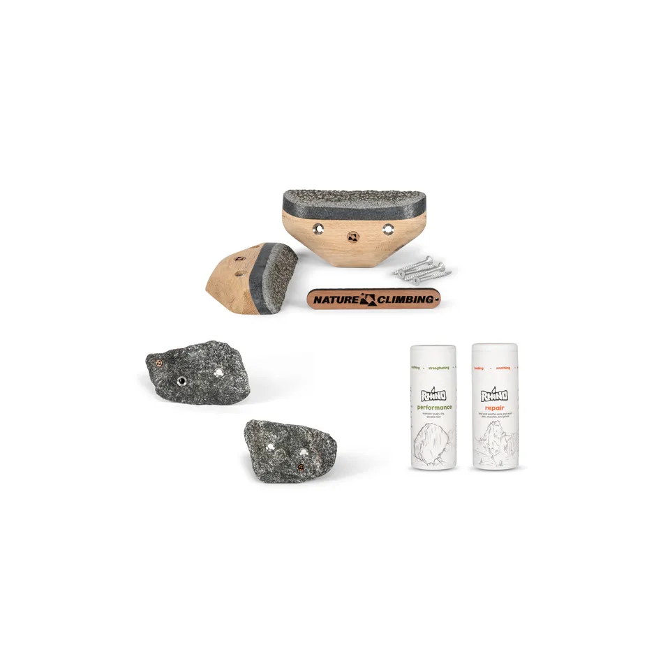 Nature Climbing Rhino x Nature Skin Prep Max kit peau granite