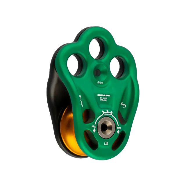 DMM Rigger poulie Standard Vert Gris mat rigging
