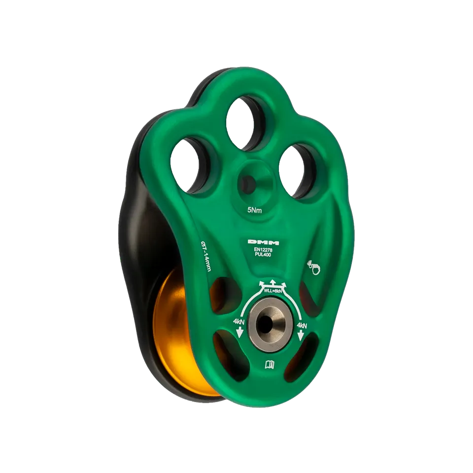 DMM Rigger poulie Standard Vert Gris mat rigging