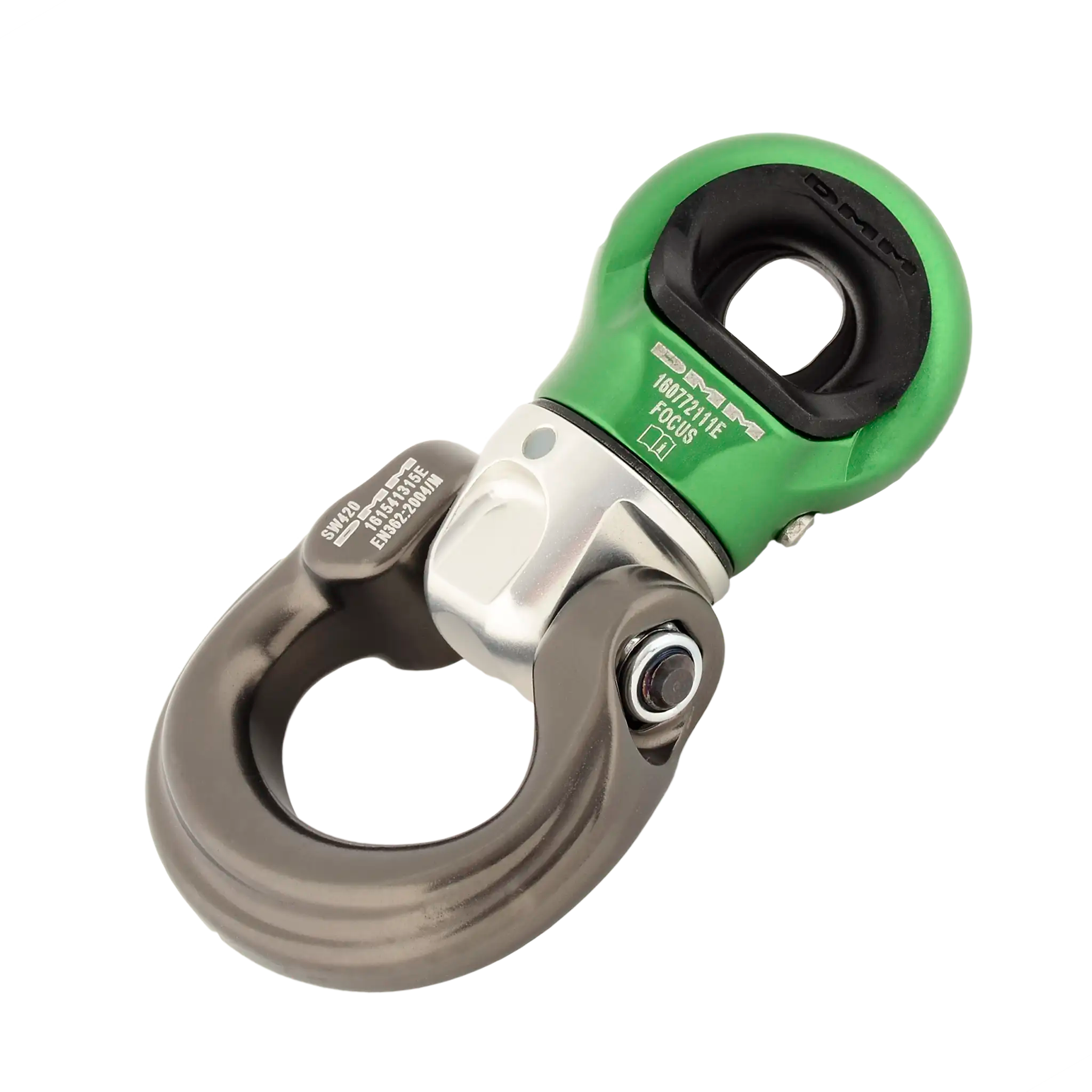 DMM Focus émerillon manille D vert compact
