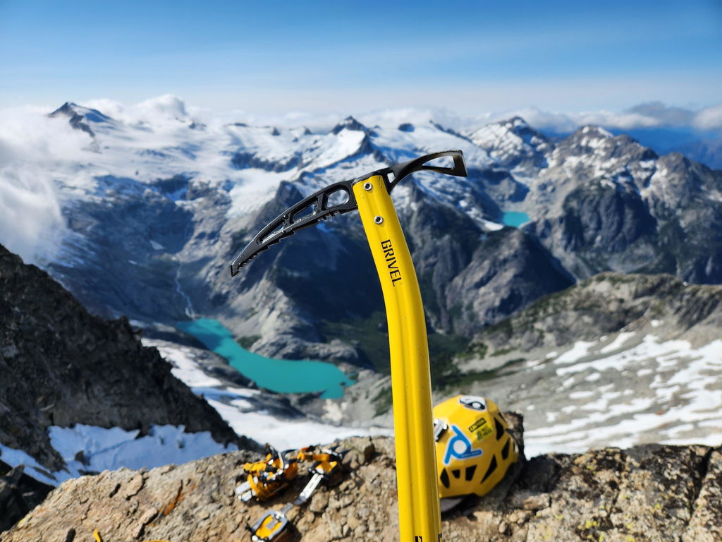 Grivel Air Tech Evo piolet alpinisme 53 cm jaune